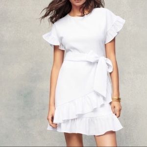 NWT Michael Kors White Ruffle Dress